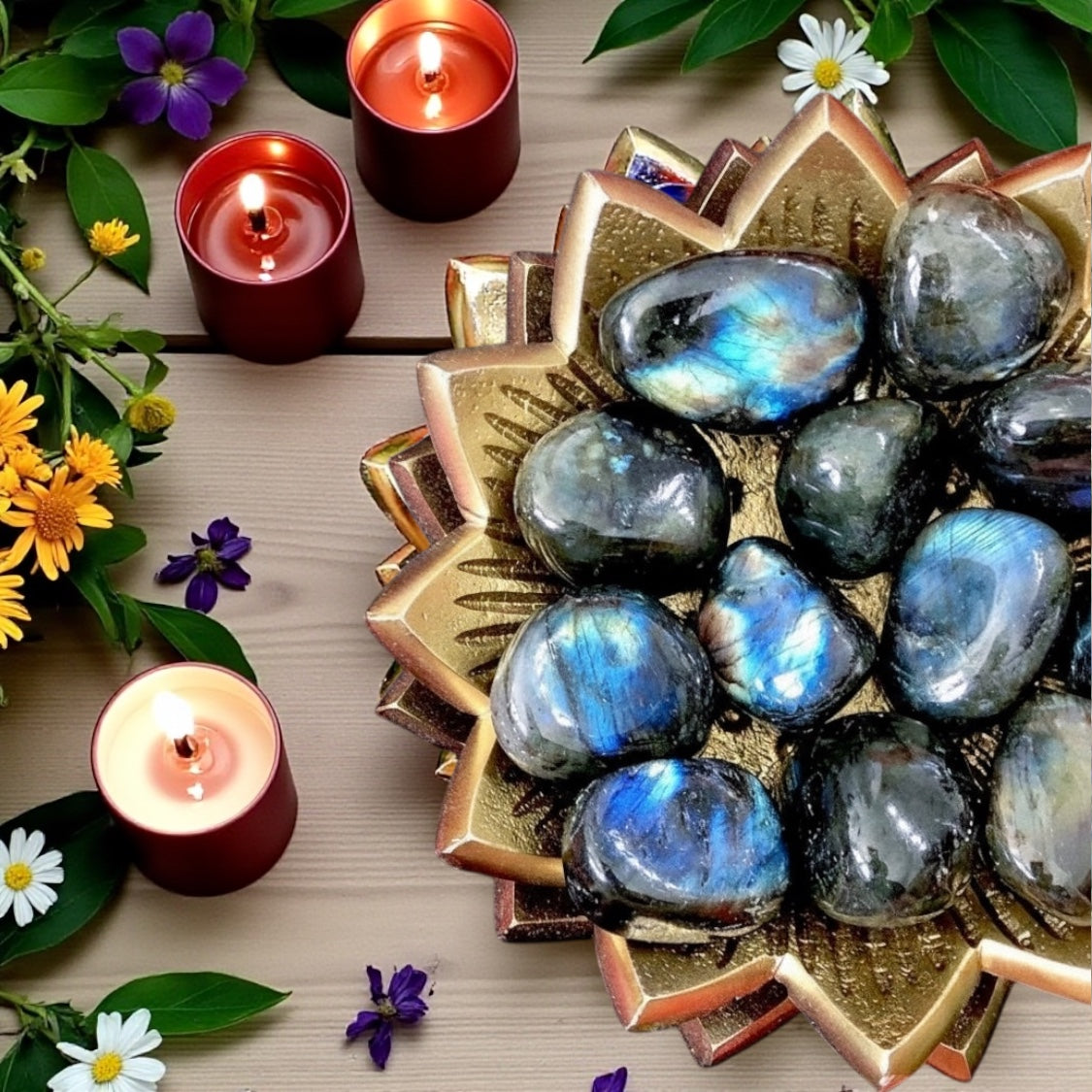 Labradorite Tumbles | Electric Midnight