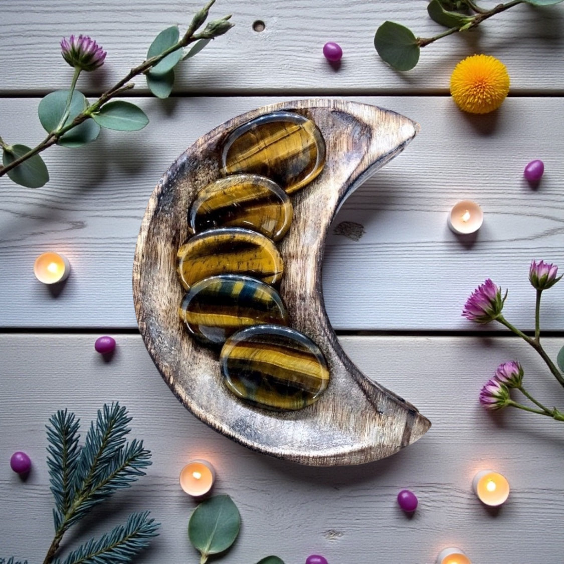 Tigers Eye Worry Stone