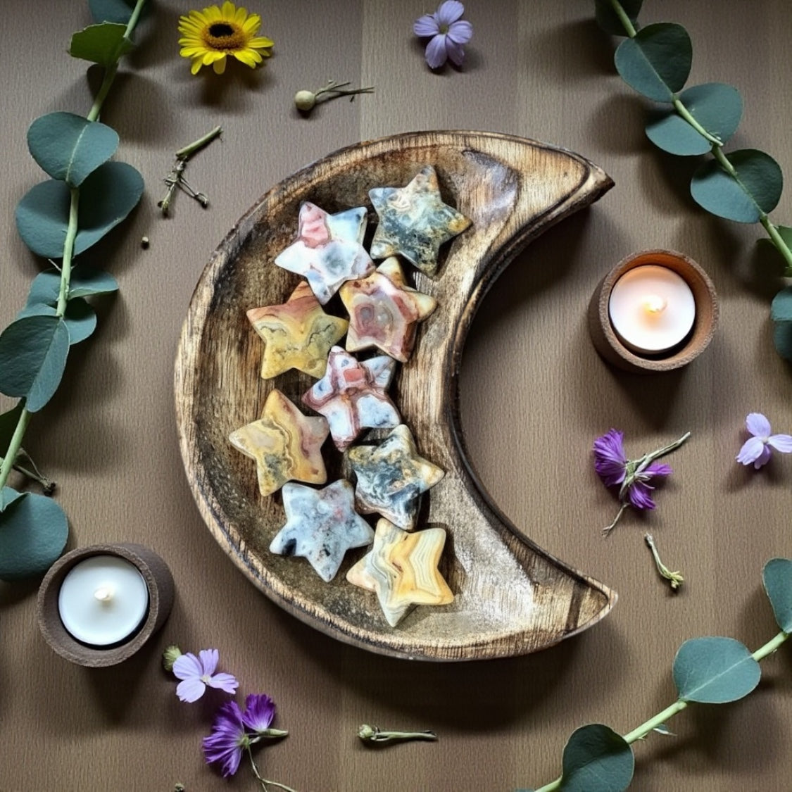 Crazy Lace Agate Star