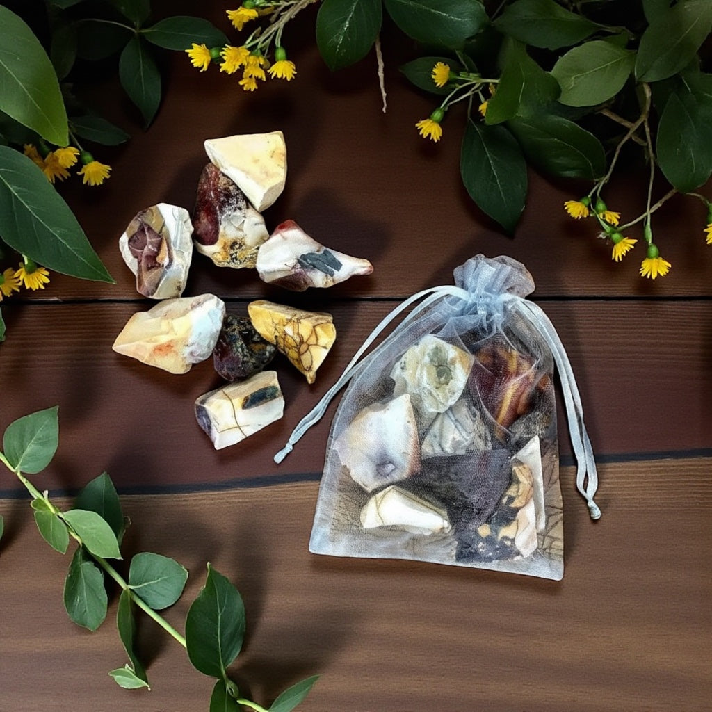 Mookaite Jasper Rough | 120g Bag