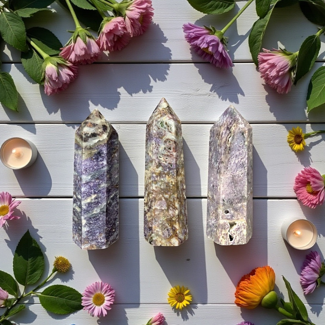 Purple Sphalerite Point