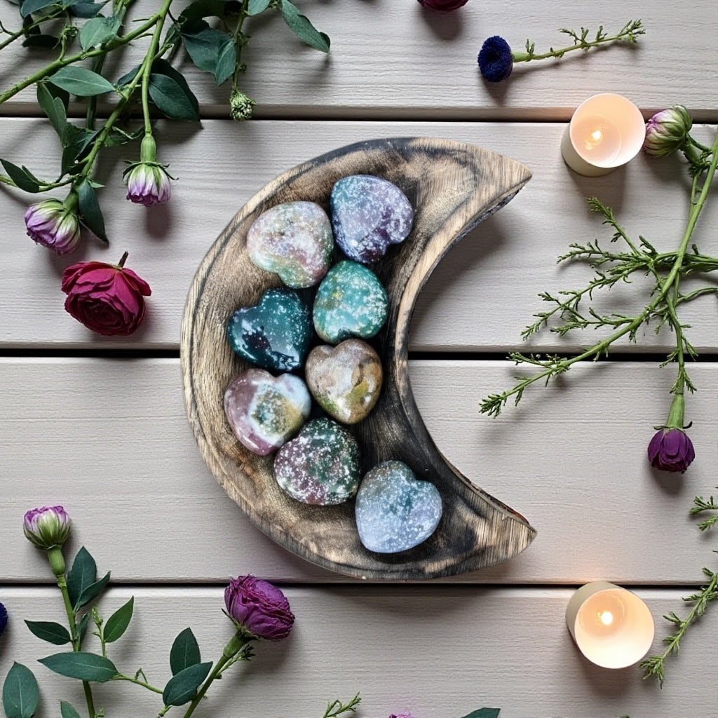 Ocean Jasper Heart
