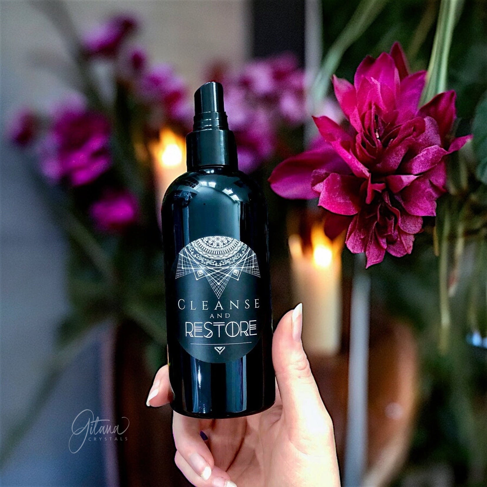 Cleanse & Restore Mist | Black Tourmaline & Smokey Quartz