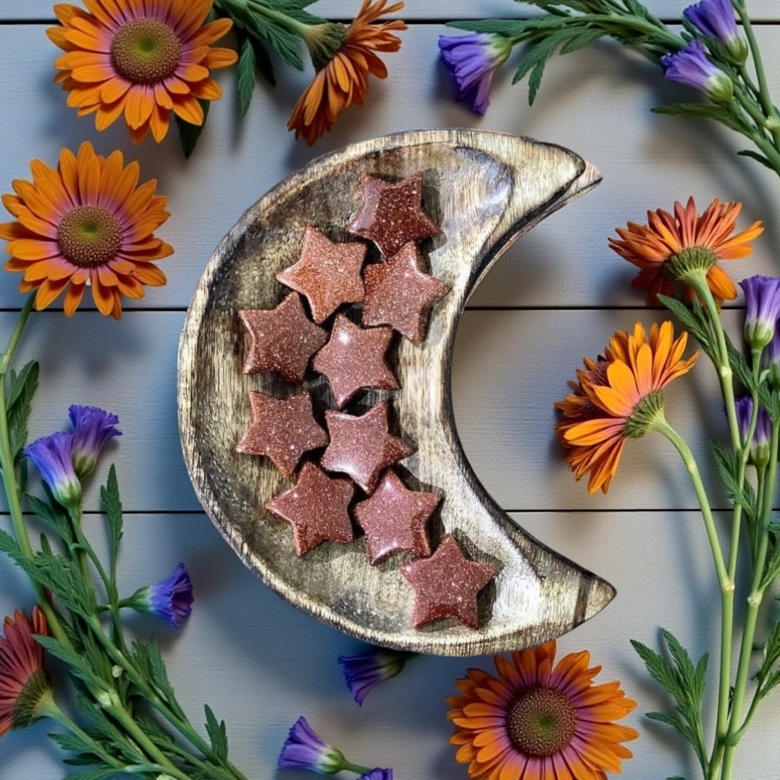 Red Goldstone Star
