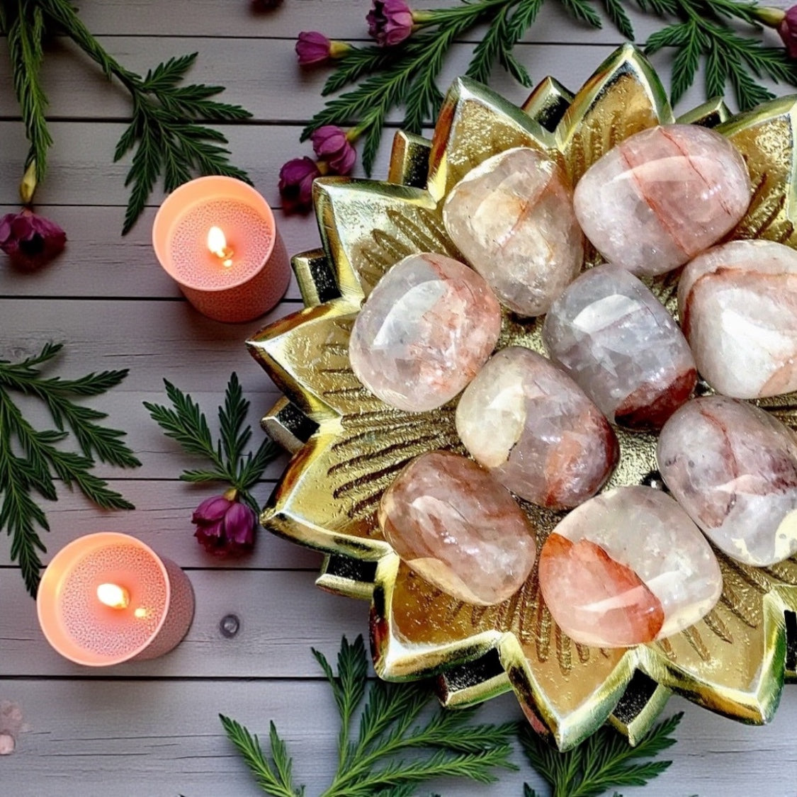 Strawberry Quartz Tumbles