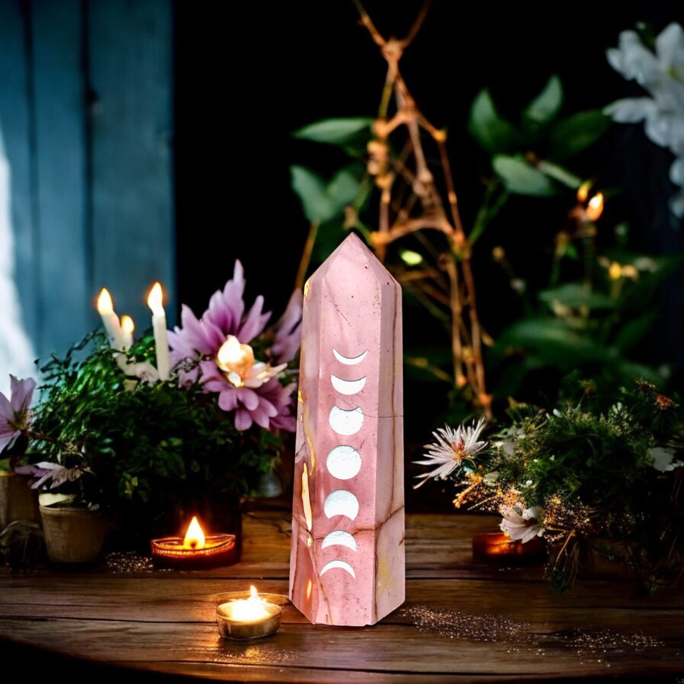 Mookaite Jasper Point | Moon Phase