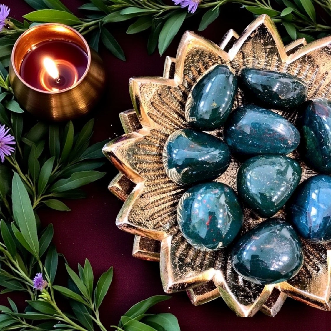 Bloodstone Jasper Tumbles