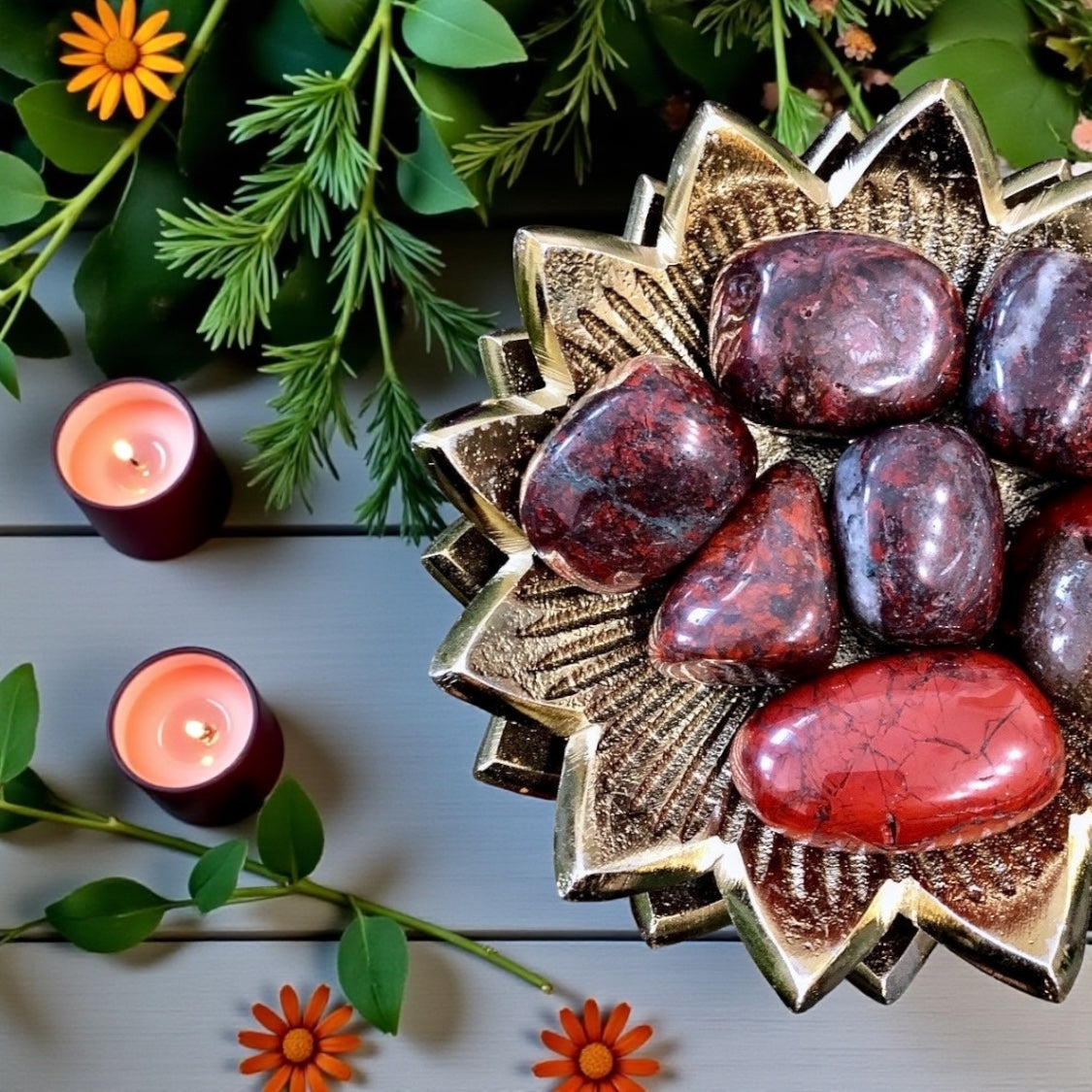 Brecciated Jasper Tumbles