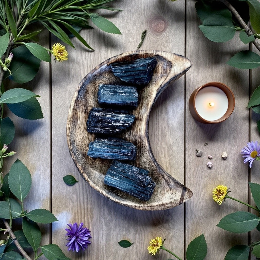 Black Tourmaline Rough | Mini
