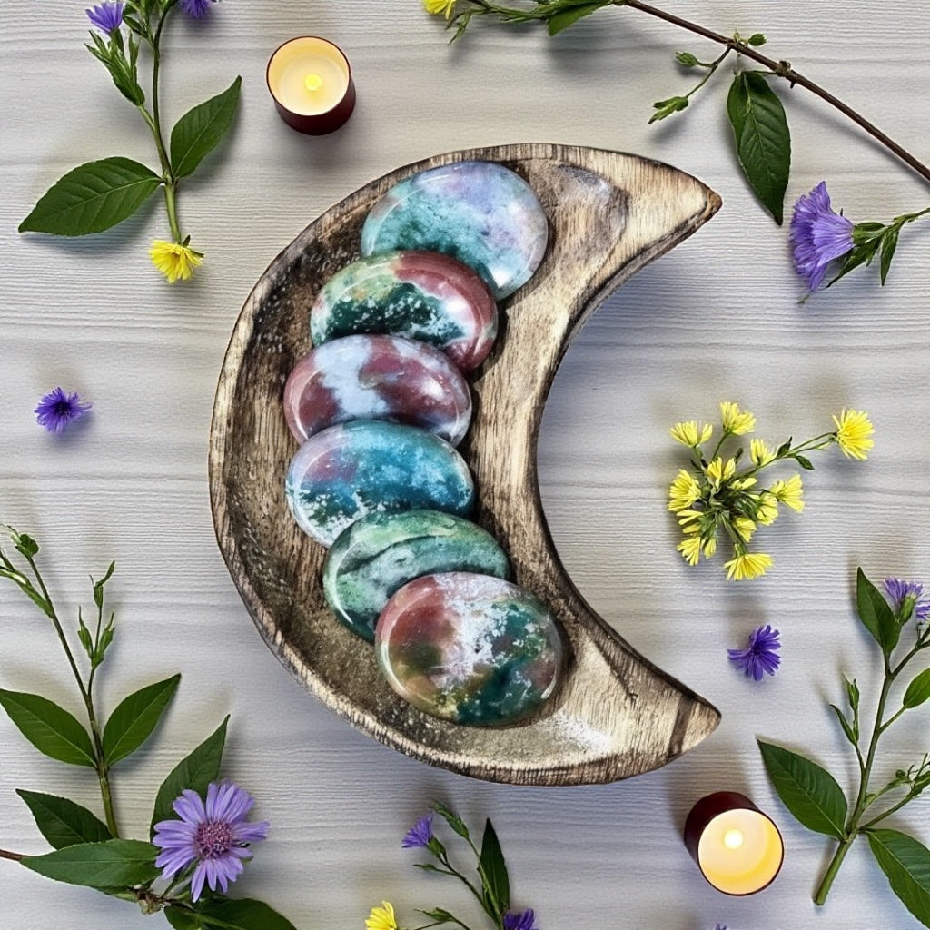 Ocean Jasper Worry Stone