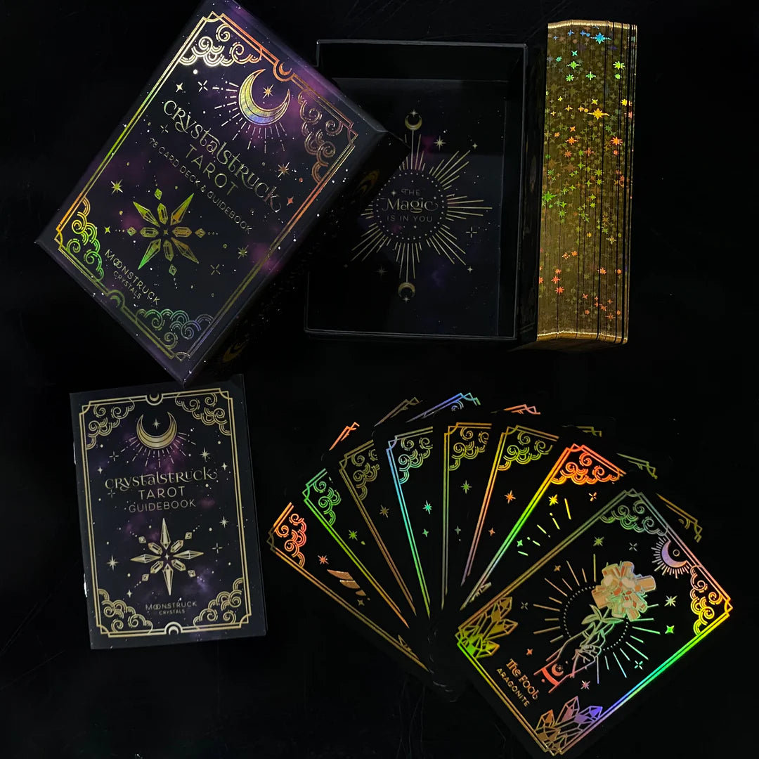 Crystal Affirmations Card Deck | Golden Aura Edition