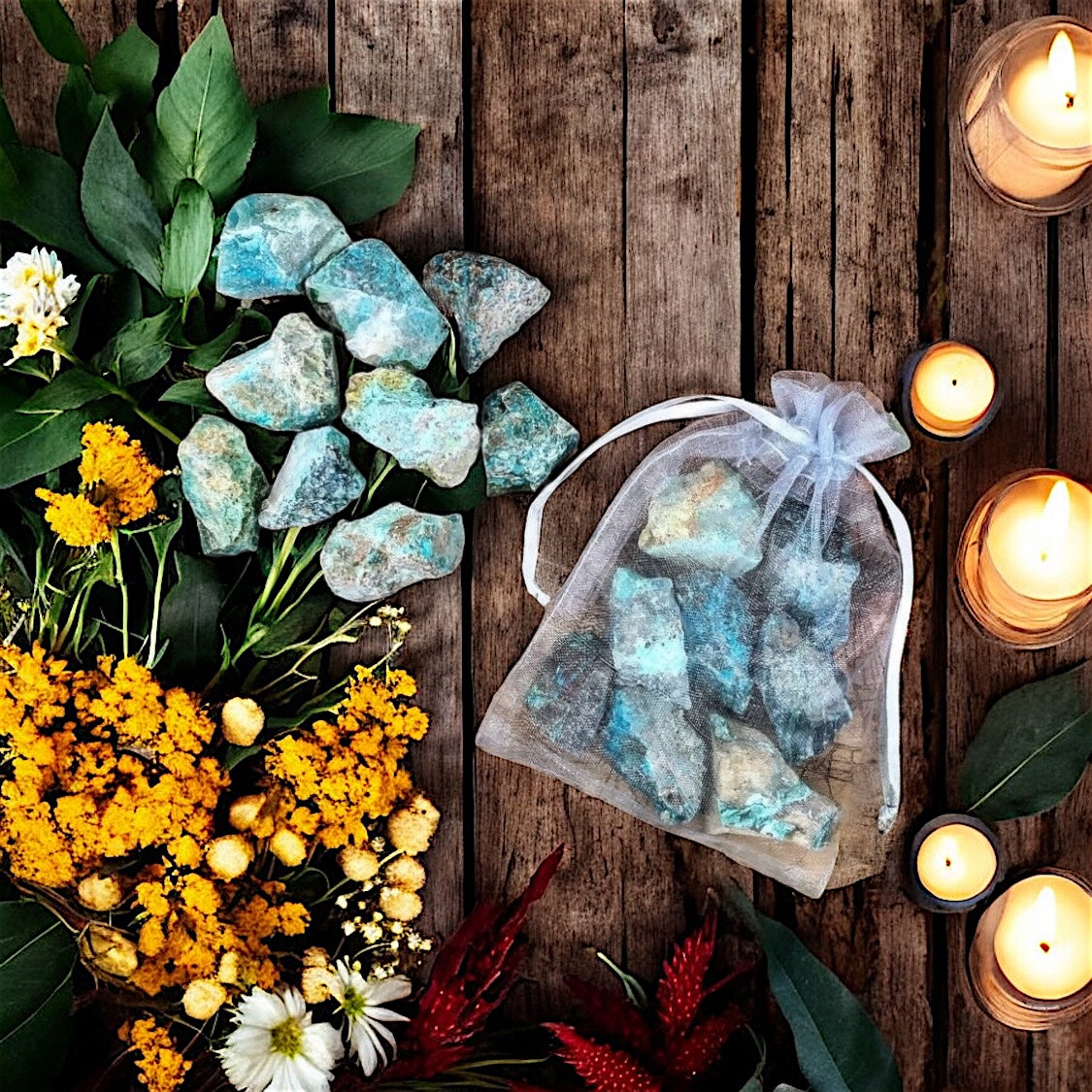 Chrysocolla Rough | 120g Bag