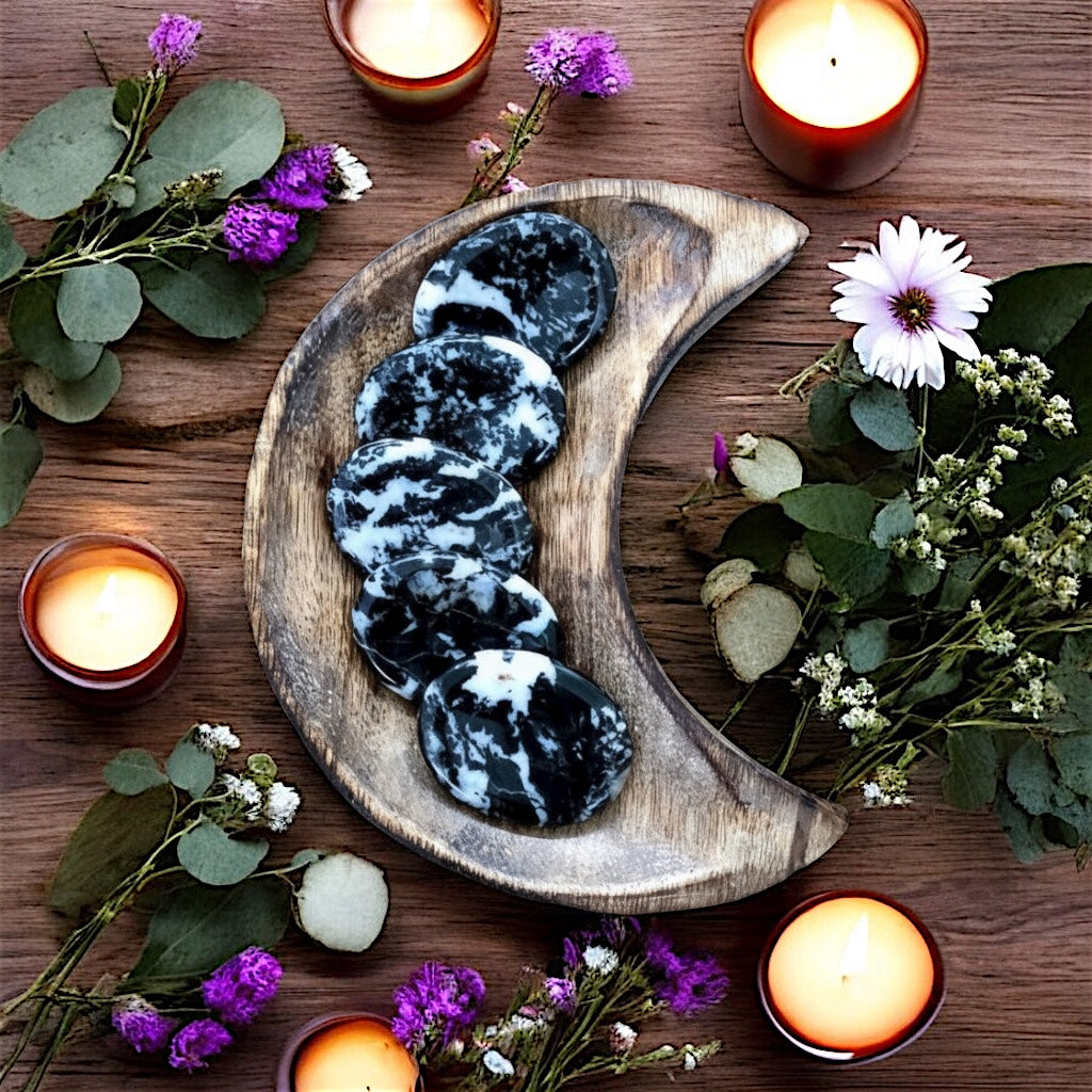 Zebra Jasper Worry Stone