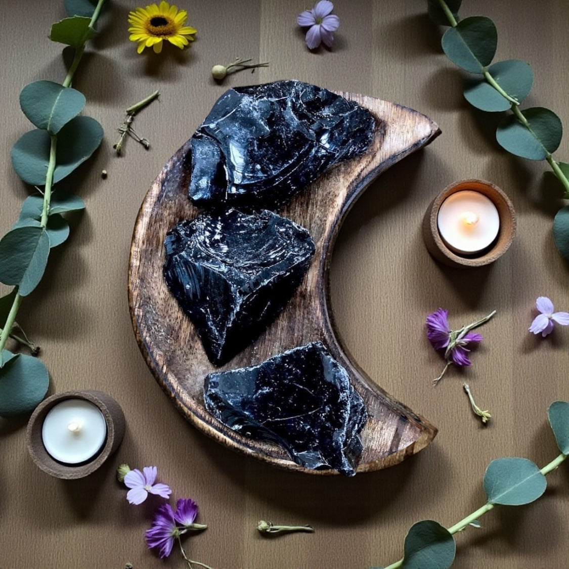 Black Obsidian Rough | Medium