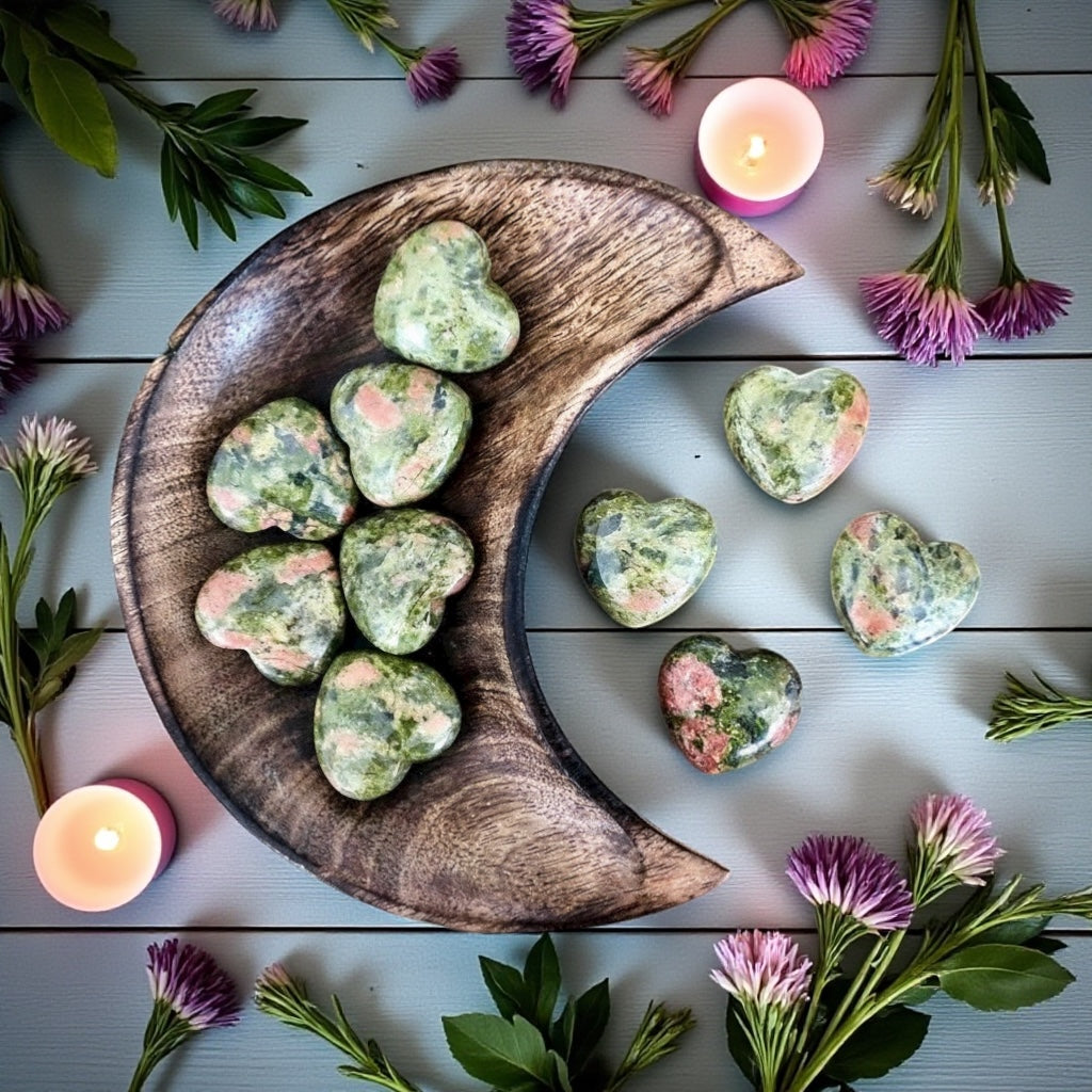Unakite Heart