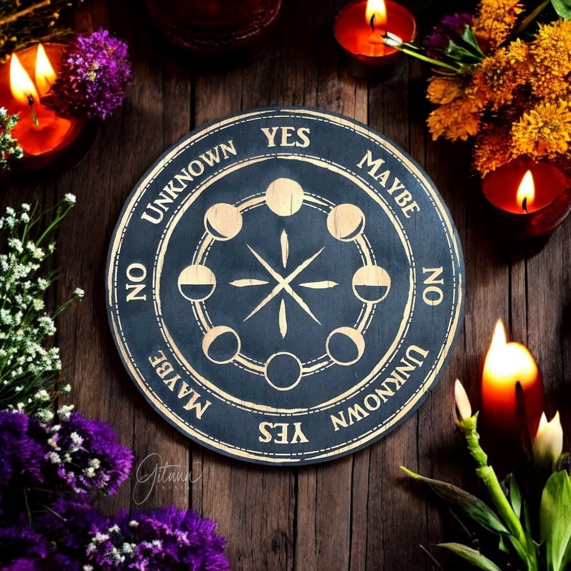 Pendulum Board | Moon Phase ~ Black