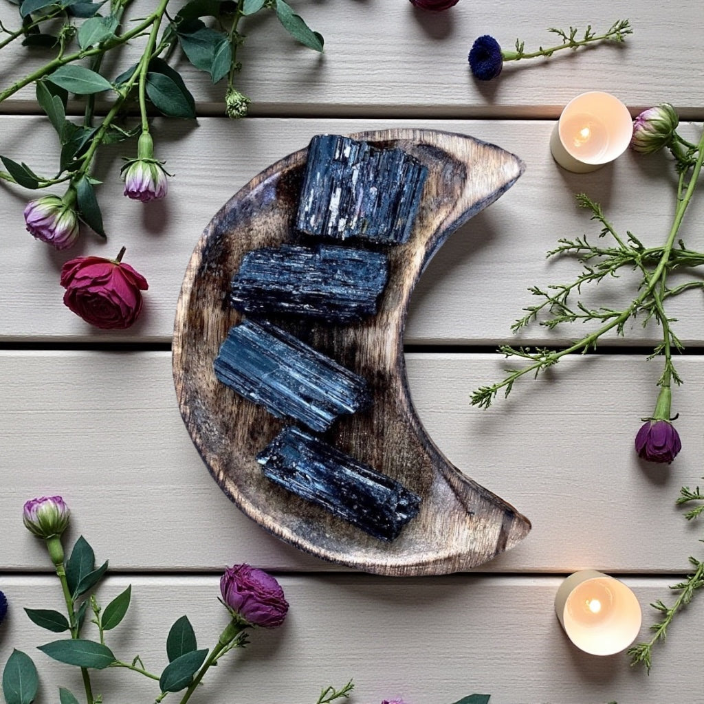 Black Tourmaline Rough | Small