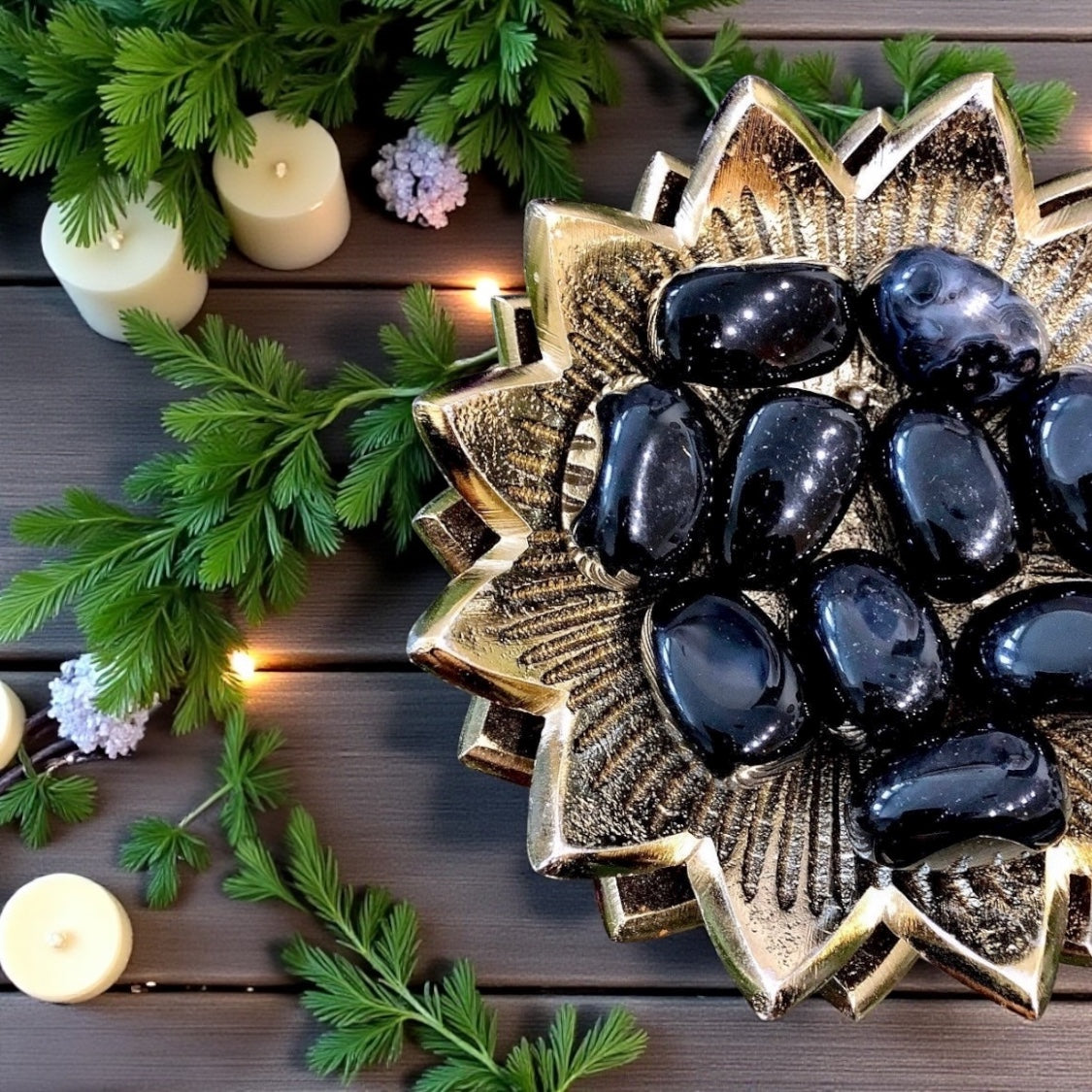 Black Agate Tumbles
