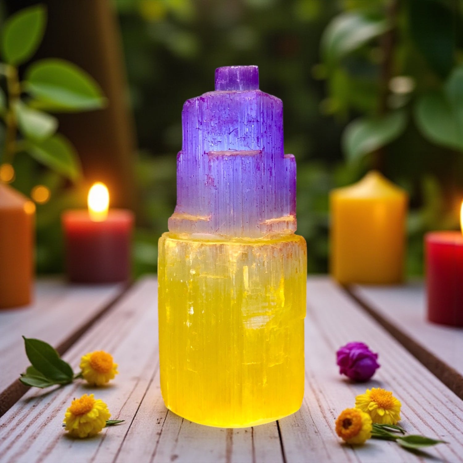 Aura Selenite Tower | Medium