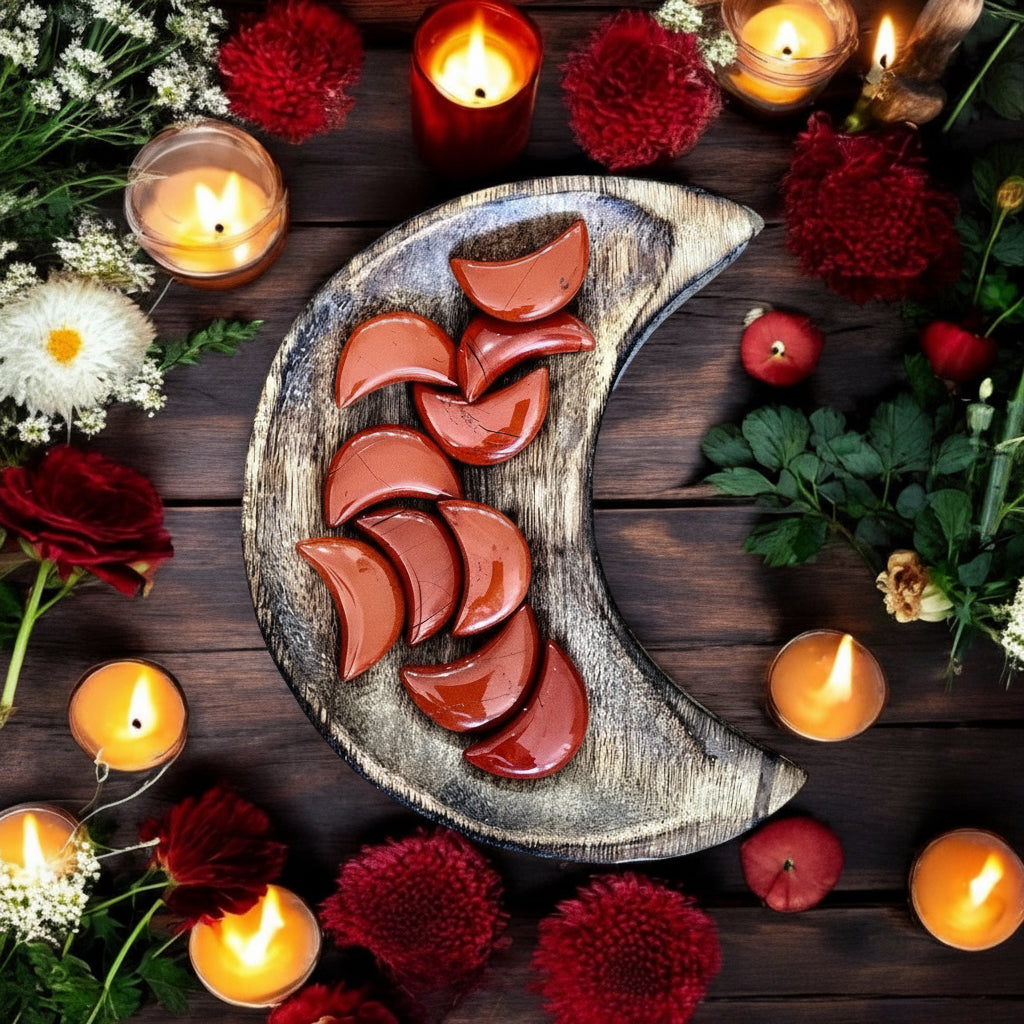 Red Jasper Moon