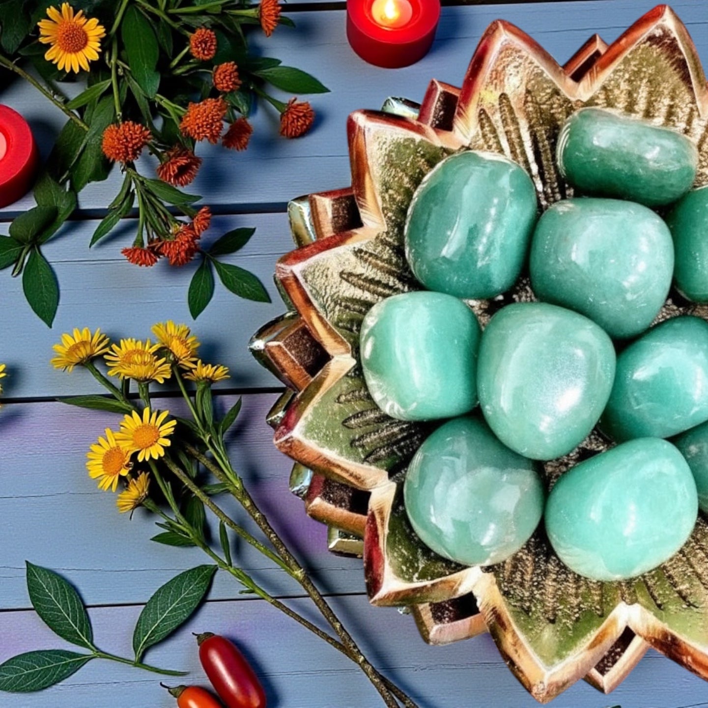 Green Aventurine Tumbles