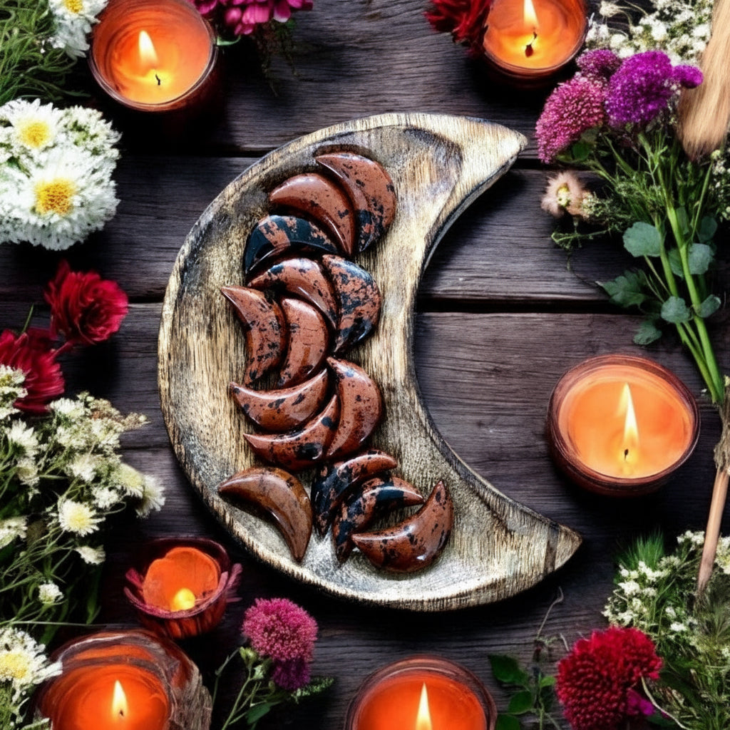 Mahogany Obsidian Moon