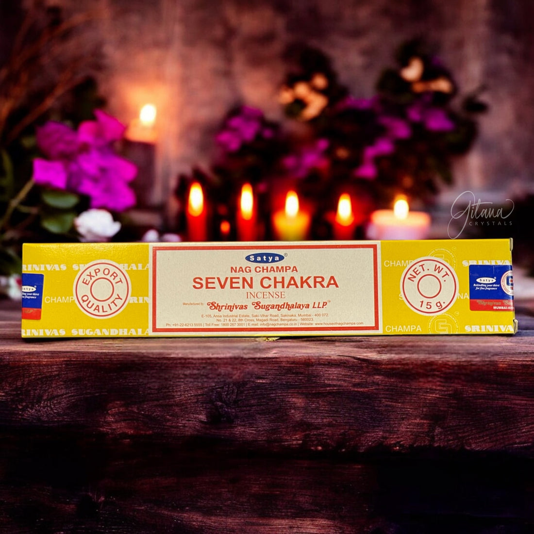 Satya Incense | Seven Chakra