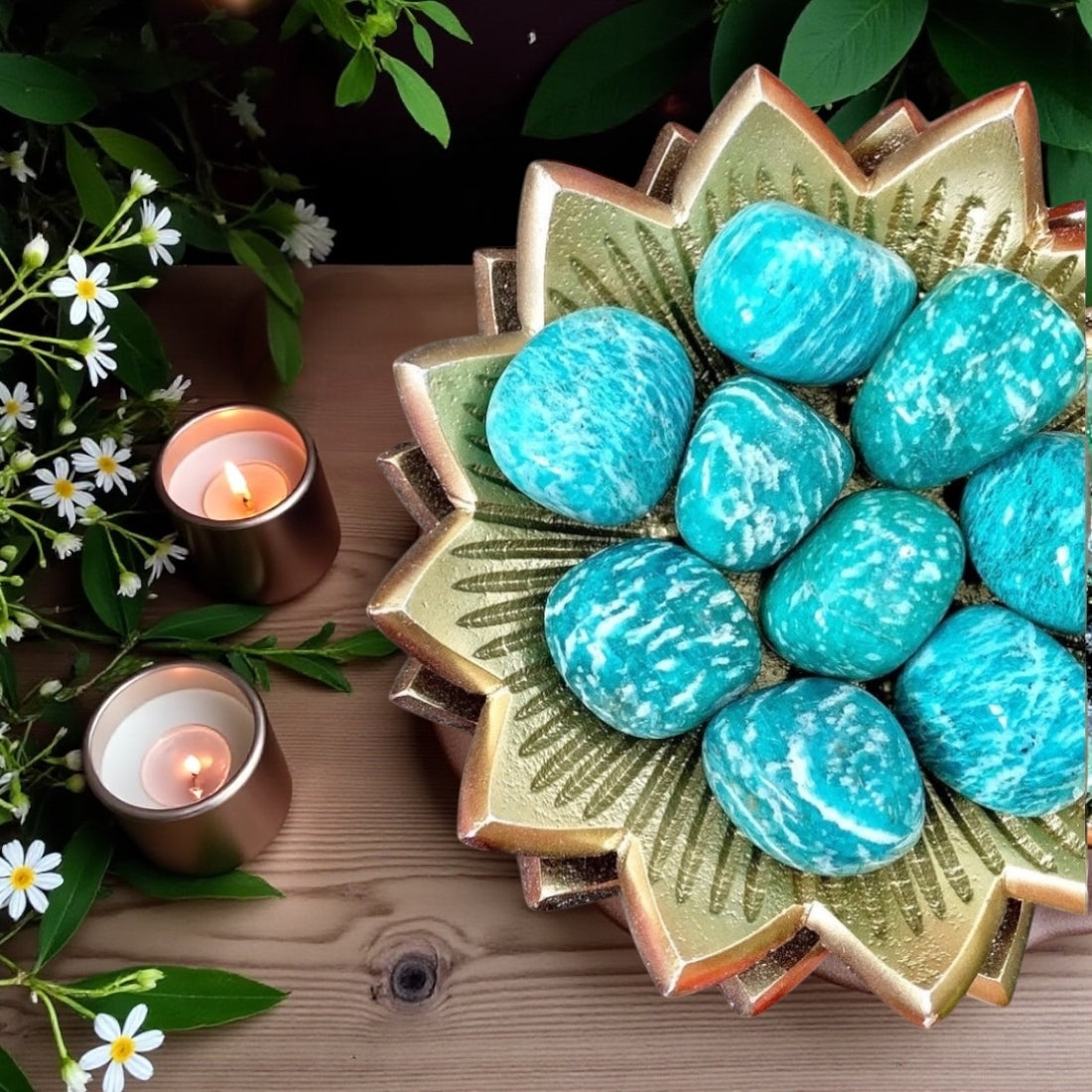 Amazonite Tumbles | Madagascar