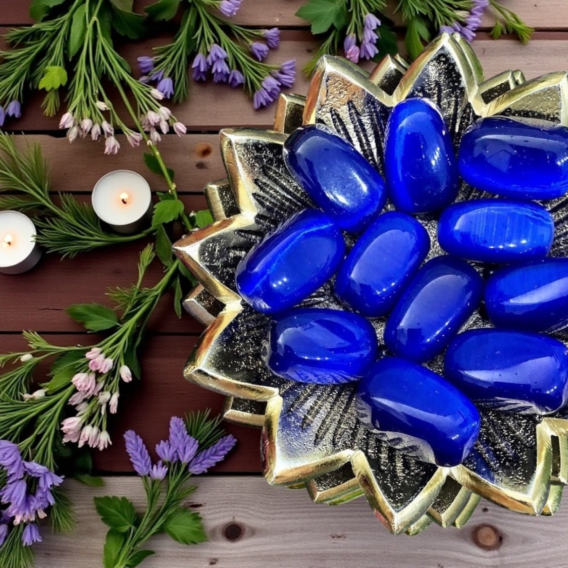 Cats Eye Tumbles | Blue