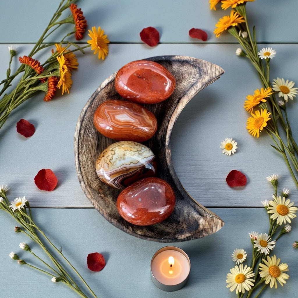 Sardonyx Palm Stone | Small