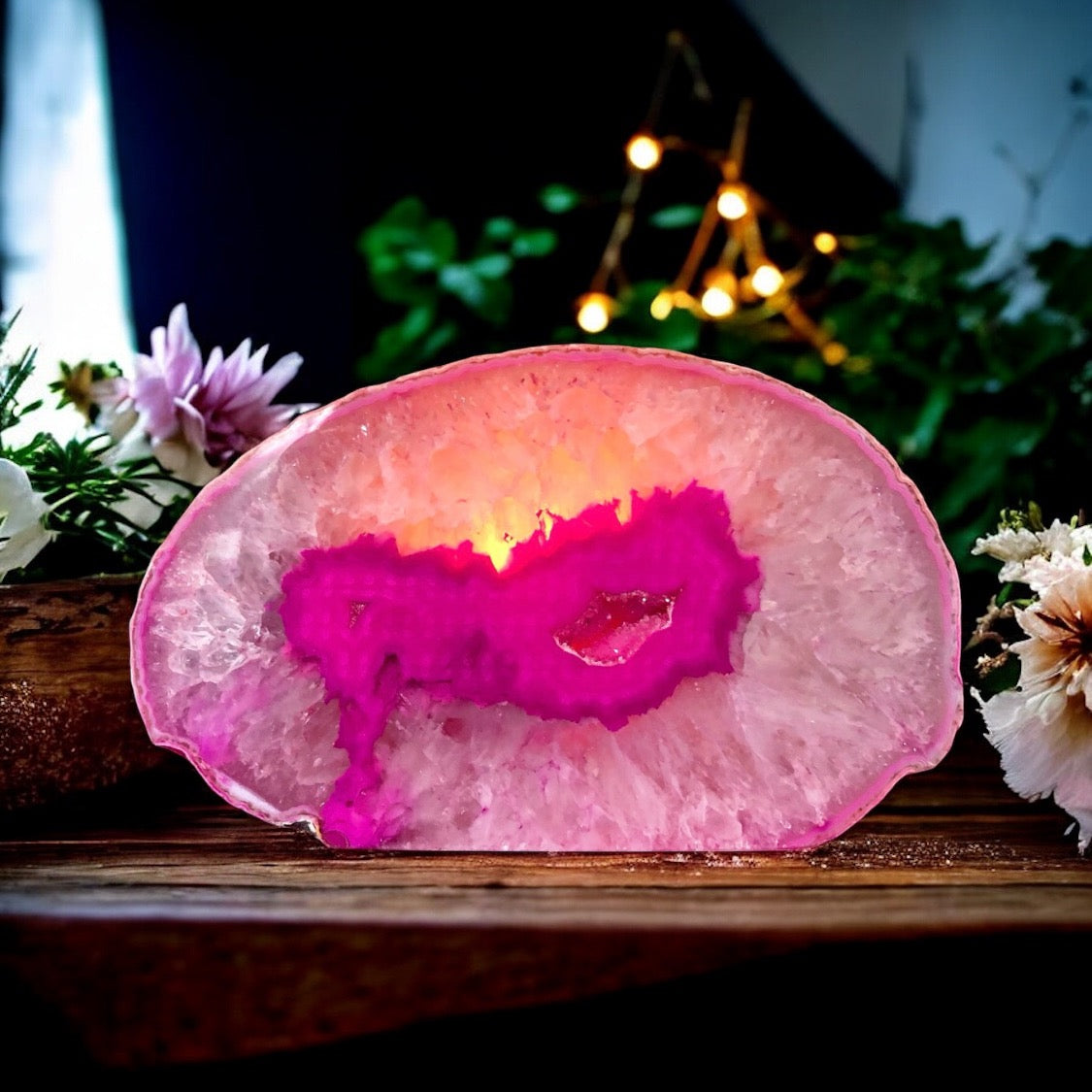 Agate Tea Light Candle Holder
