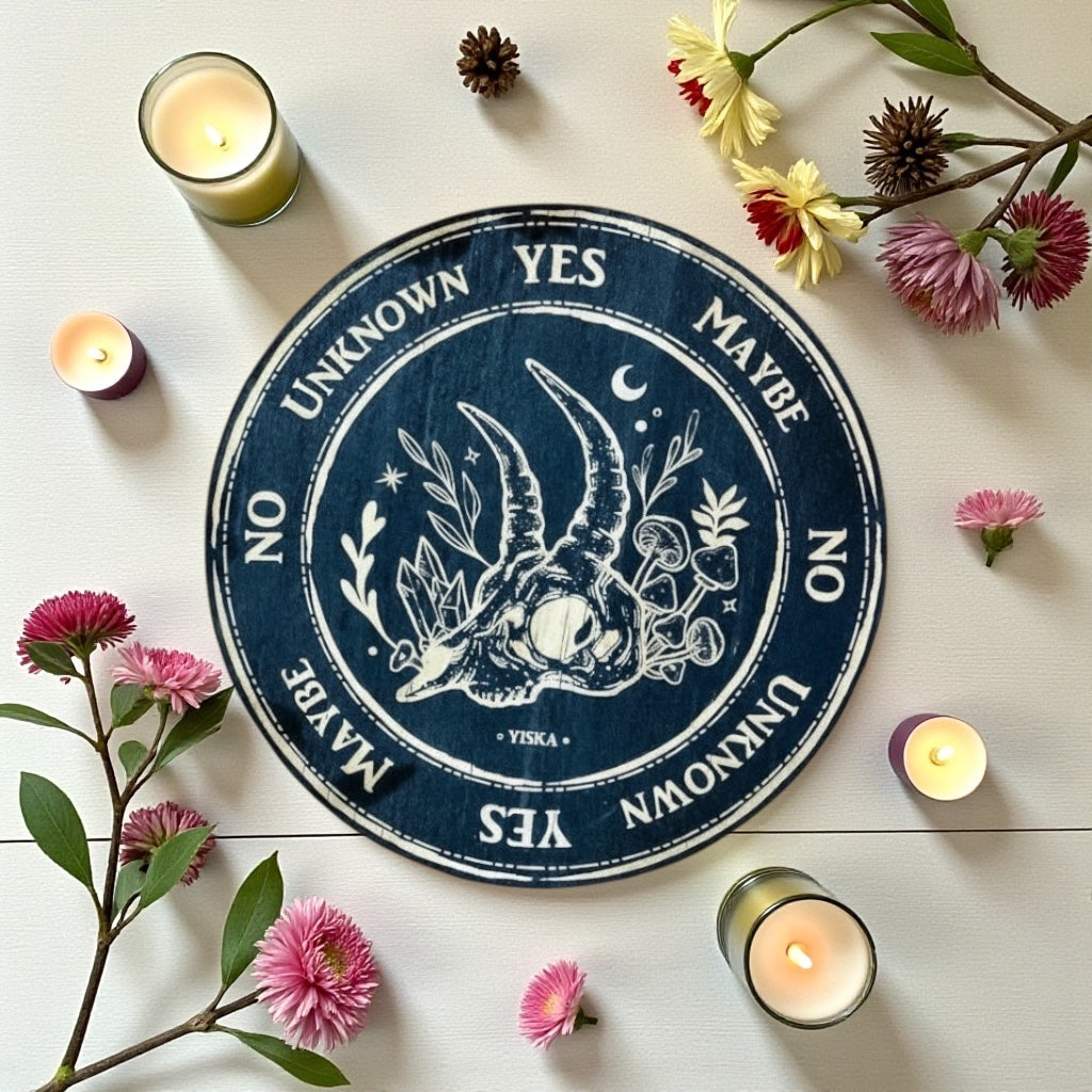 Pendulum Board | Forest Skull ~ Black