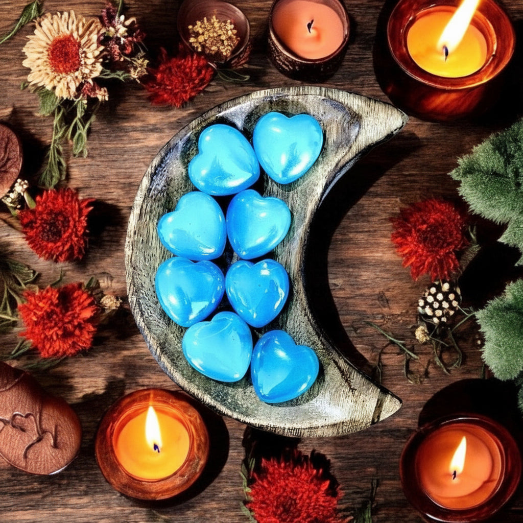 Opalite Aura Heart ~ Ocean