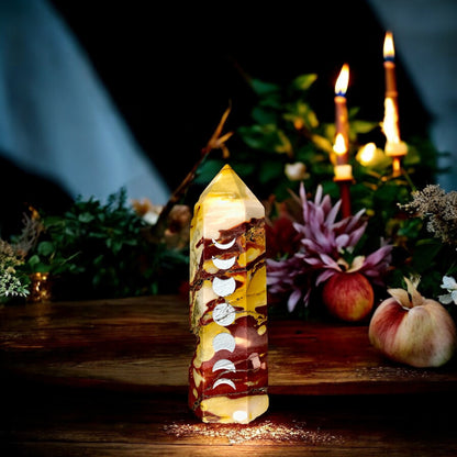 Mookaite Jasper Point | Moon Phase