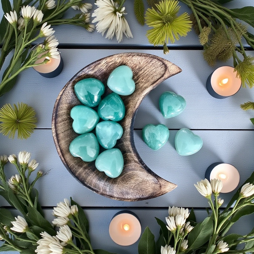 Green Aventurine Heart