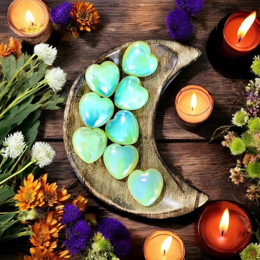 Opalite Aura Heart ~ Lemon