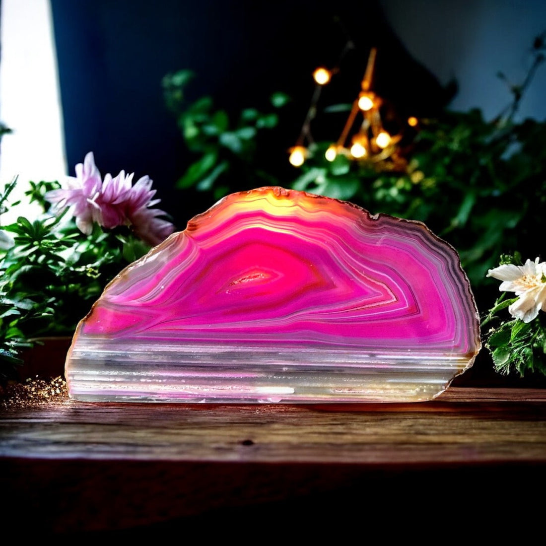 Agate Tea Light Candle Holder