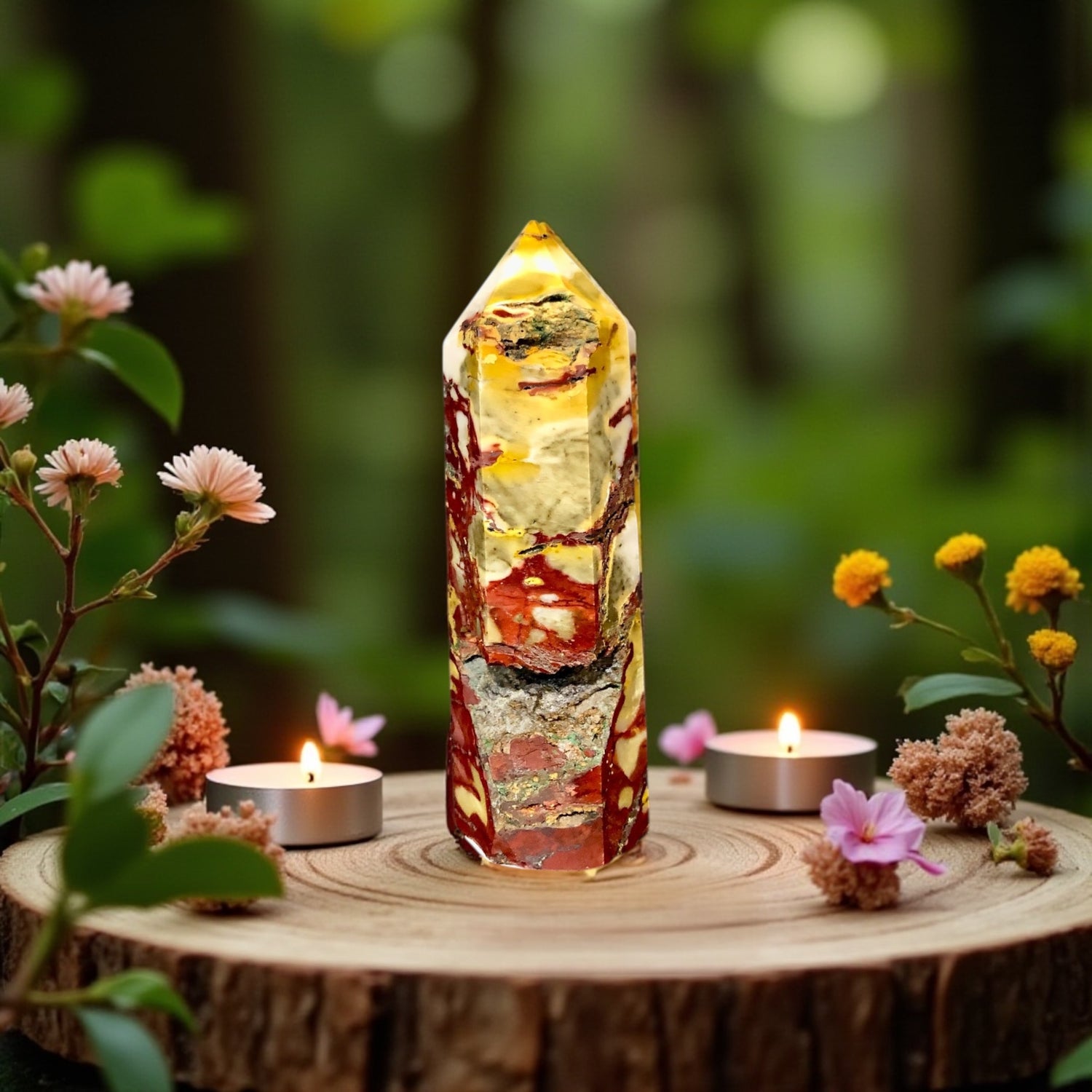 Mookaite Jasper Point | Moon Phase