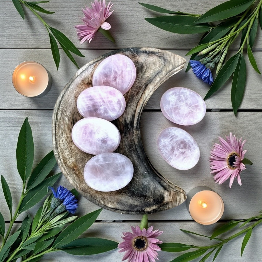 Rose Quartz Worry Stone