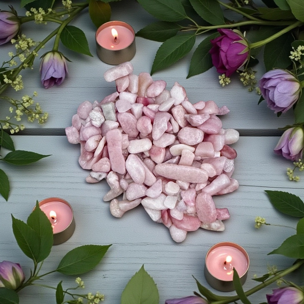 Pink Aragonite | Crystal Chips