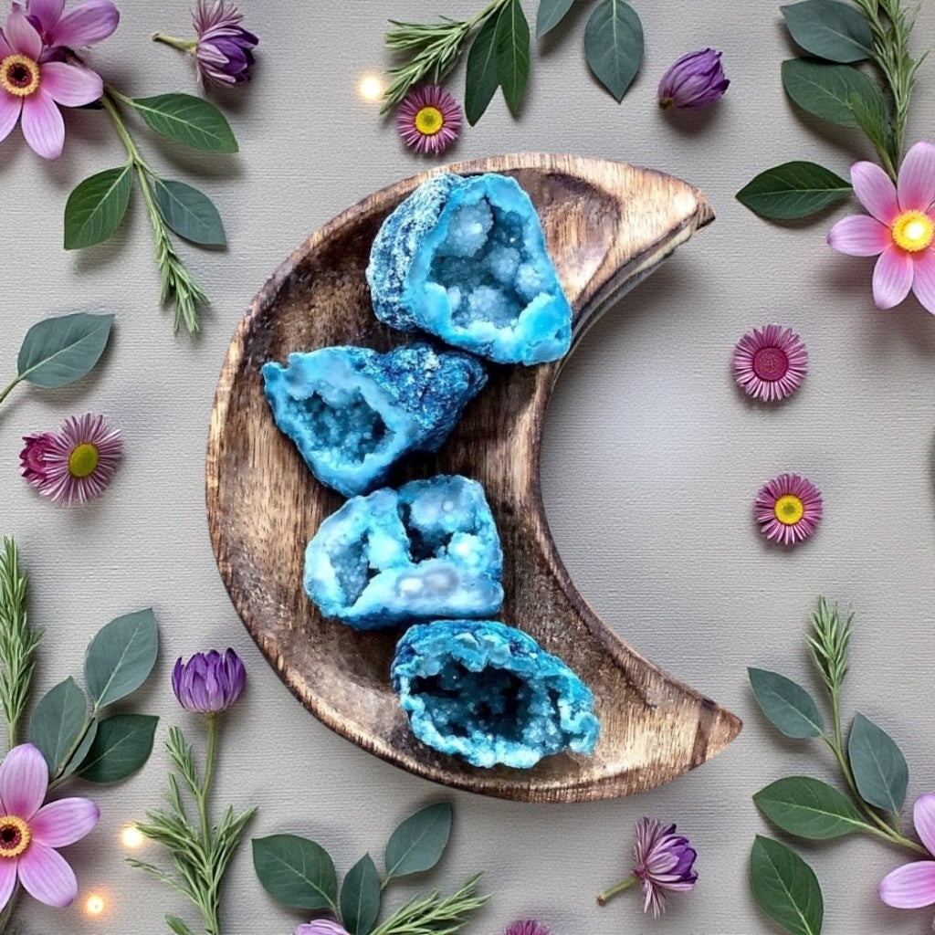 Agate Druzy Occos | Dragonfly Teal