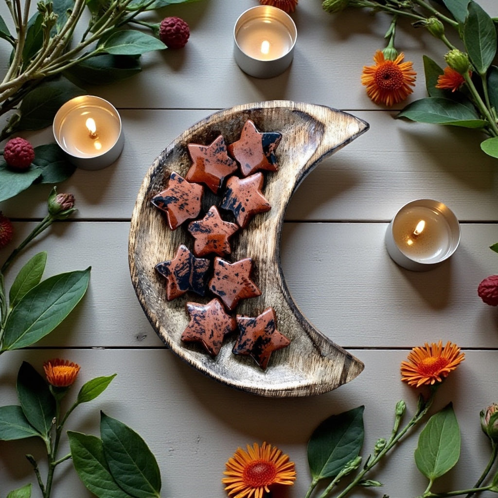 Mahogany Obsidian Star