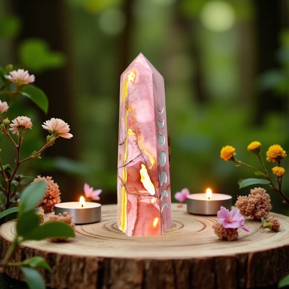 Mookaite Jasper Point | Moon Phase