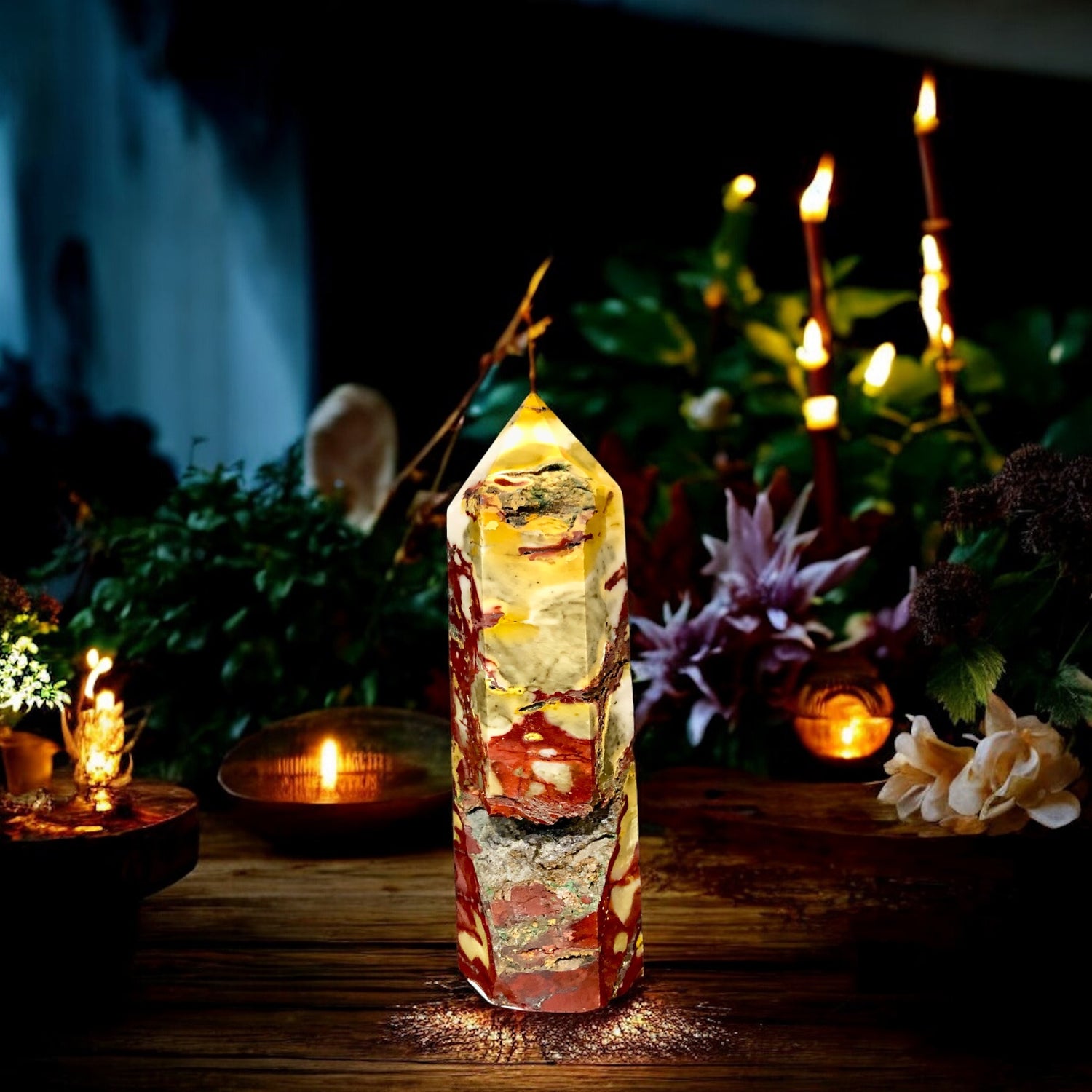 Mookaite Jasper Point | Moon Phase