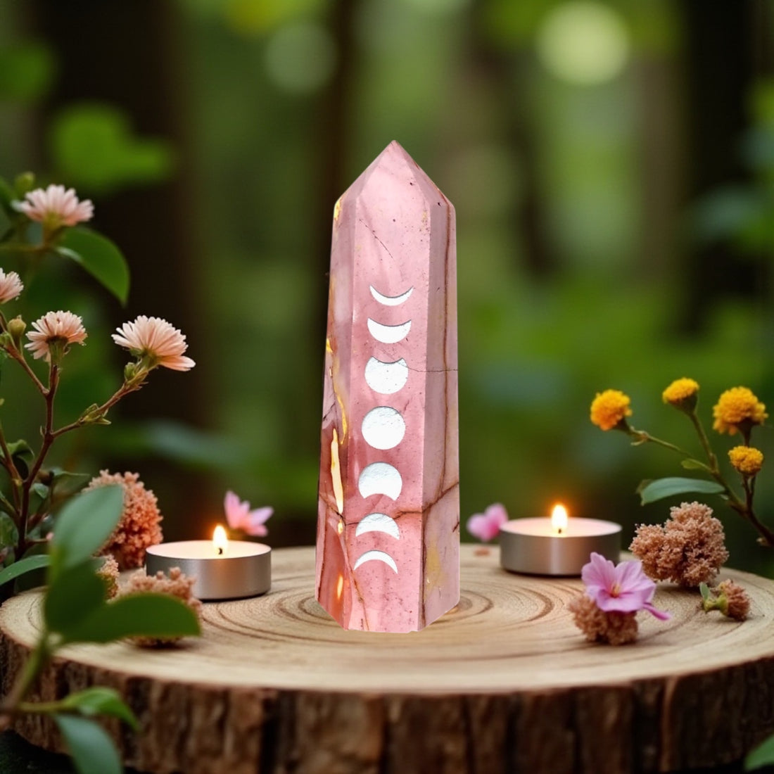 Mookaite Jasper Point | Moon Phase