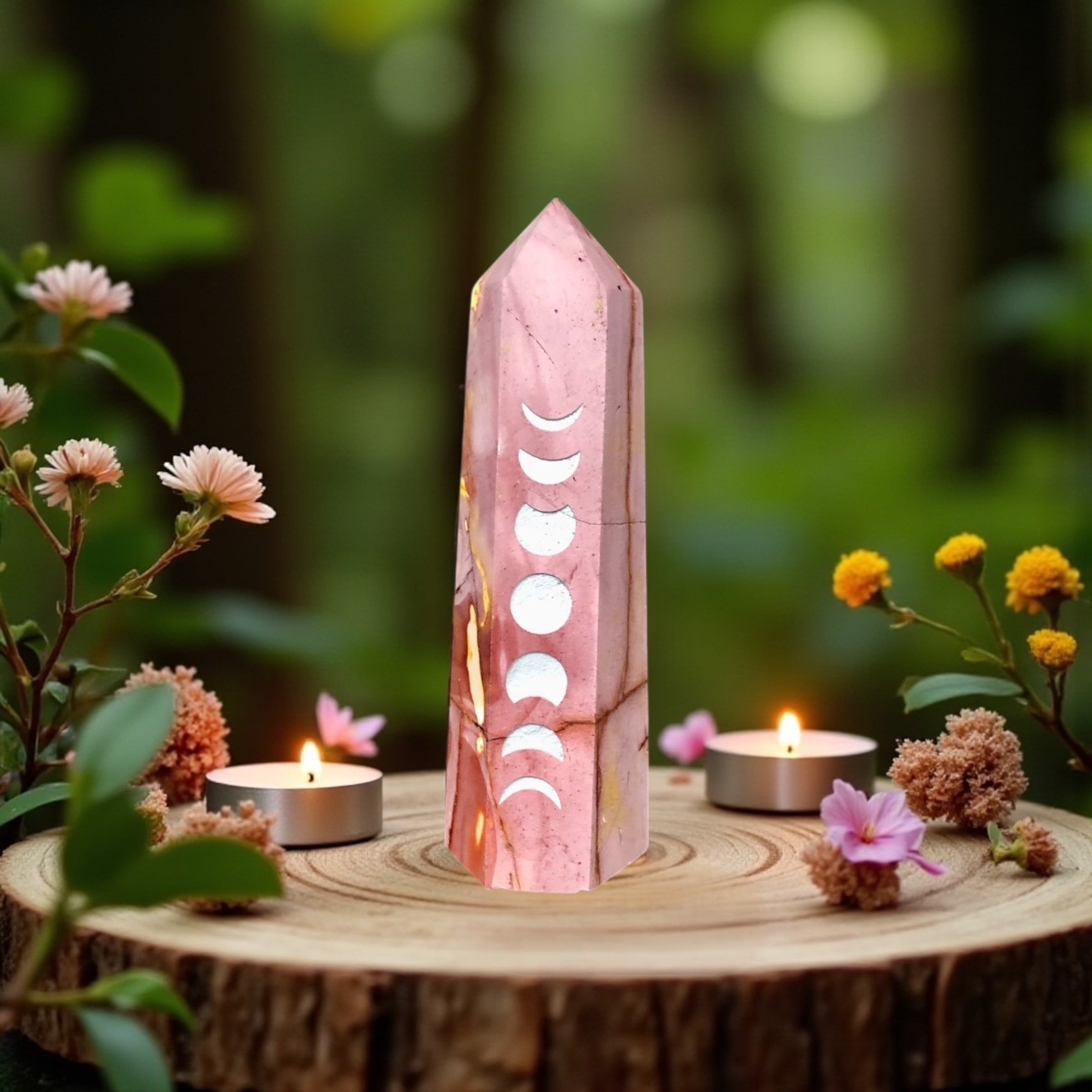 Mookaite Jasper Point | Moon Phase