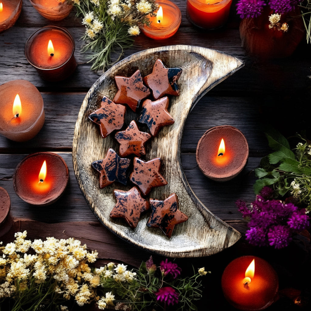 Mahogany Obsidian Star