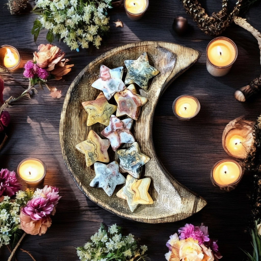 Crazy Lace Agate Star