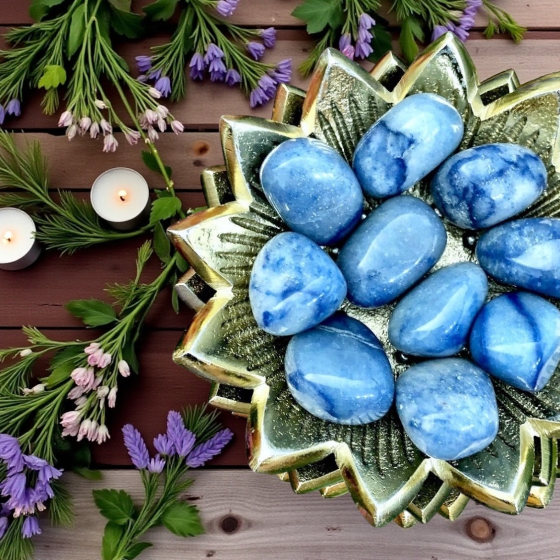 Blue Quartz Tumbles