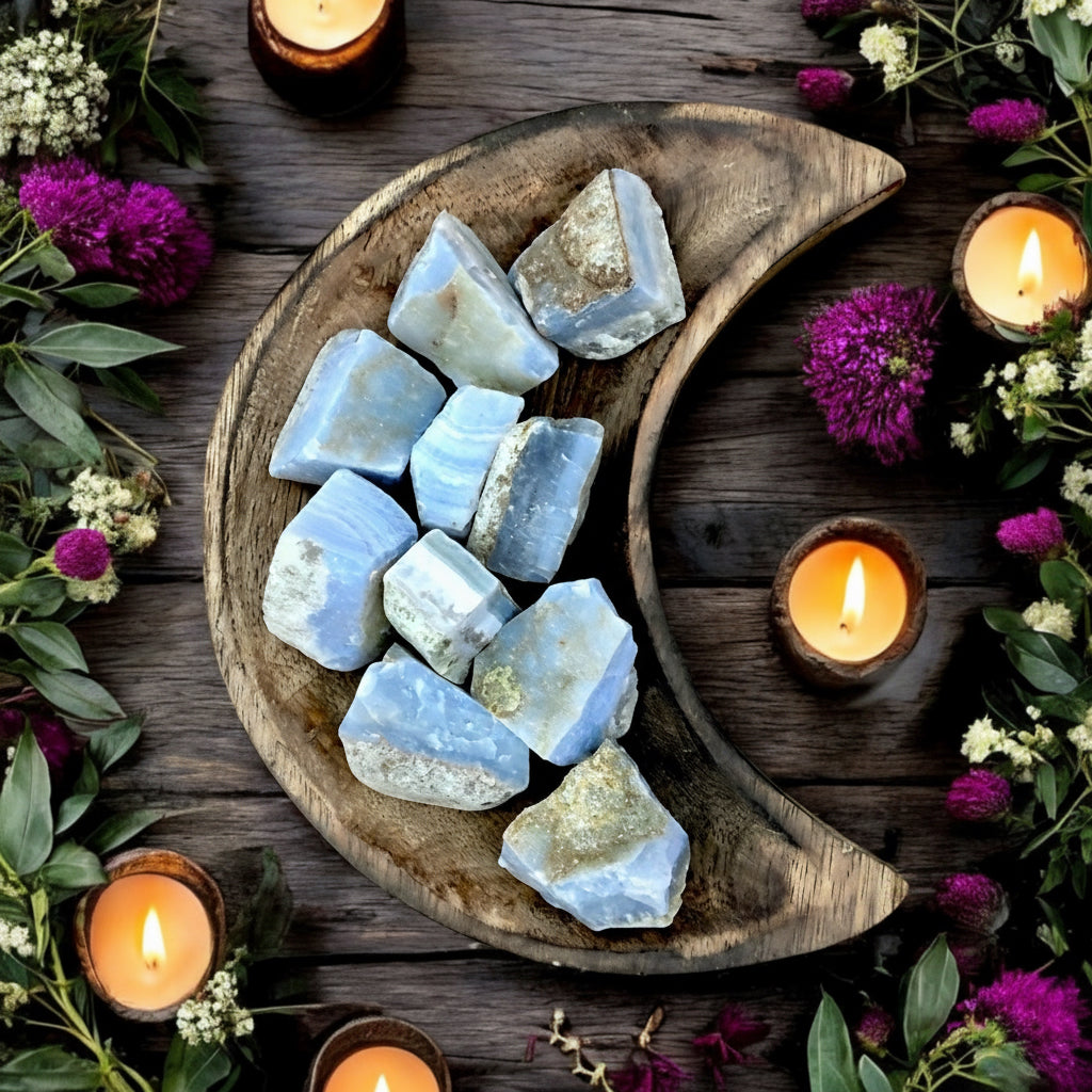 Blue Lace Agate Rough | Mini